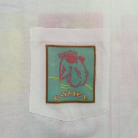Vintage 90's Camel Joe Camel Pocket T Shirt Size:XL - Picture 2 of 7